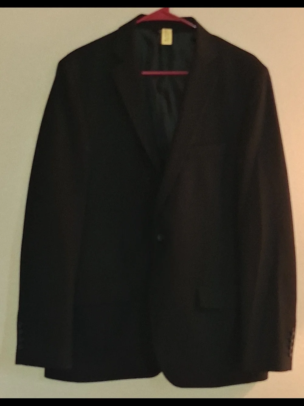 Haggar H26 Men's Black Single-Breasted Sport Coat Size 42R